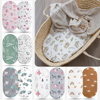 Комплект спално бельо за люлка – чист памук, принт за четири сезона, прост стил, покривка за матрак и покривка за маса за смяна пелени за новородени