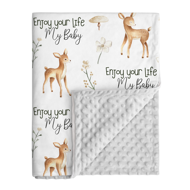 Κουβέρτα άνεσης μωρού από κρύσταλλο βελούδο – Όλα τα εποχές, κατάλληλη για νεογέννητα έως 3 ετών, 200–300 g, Προσαρμόσιμη