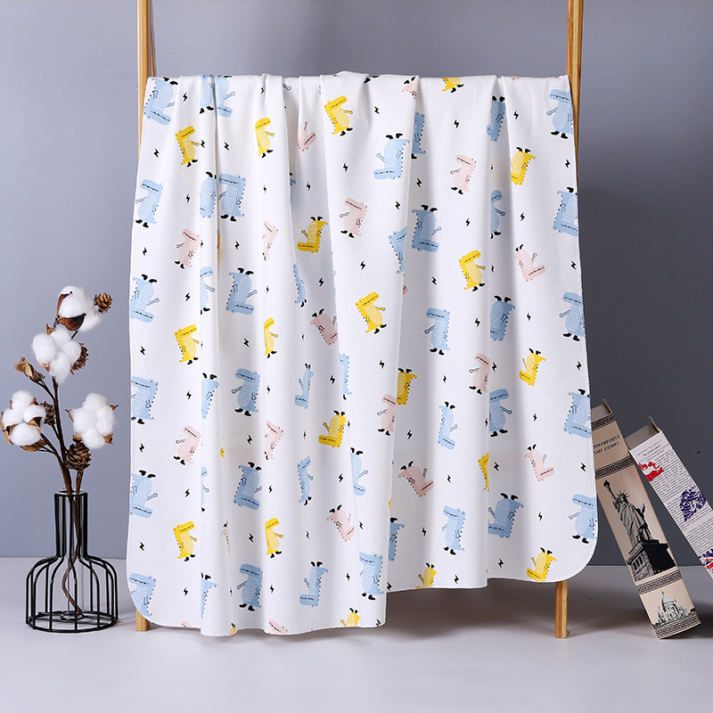 100% βαμβακερή πετσέτα για νεογέννητα, μαλακό και διαπνέον wrap με σχέδιο ζωάκια