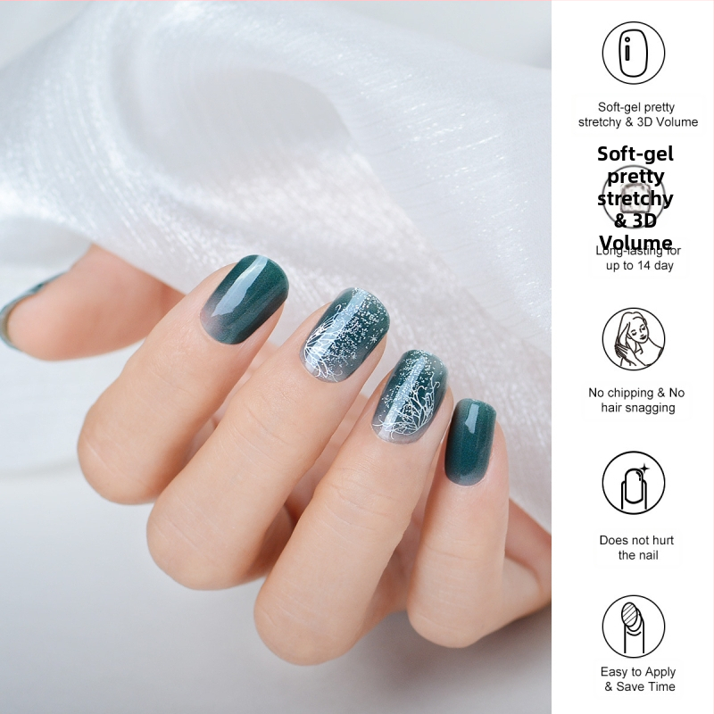 XT Nagu uzlīmes ar tauriņa rakstu – UV gēla nagu uzlīmes, daļēji sacietējošas, pilns pārklājums