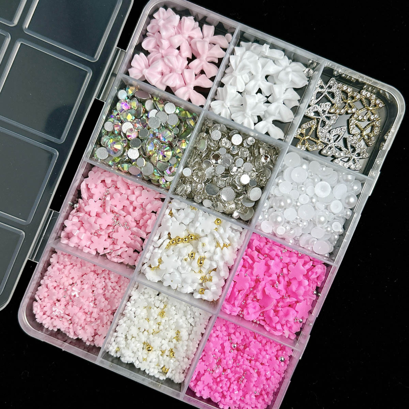 Σετ τέχνης νυχιών με γλυκίσματα σε καρτούν μοτίβα: ανάμικτα διακοσμητικά στοιχεία, περιλαμβάνει DIY κρέμα γέλης και θήκη τηλεφώνου; Υλικό: ρητίνη; Σειρά: Princess; Σχέδιο: Cartoon; Στυλ: Γλυκό; Τύπος μάρκας: OEM