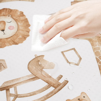 Krypavimo kilimėlis kūdikiams: atsparus vandeniui, neslystantis, poliesterio medžiaga, 0.2 mm storio, tinkamas 0–3 metų vaikams