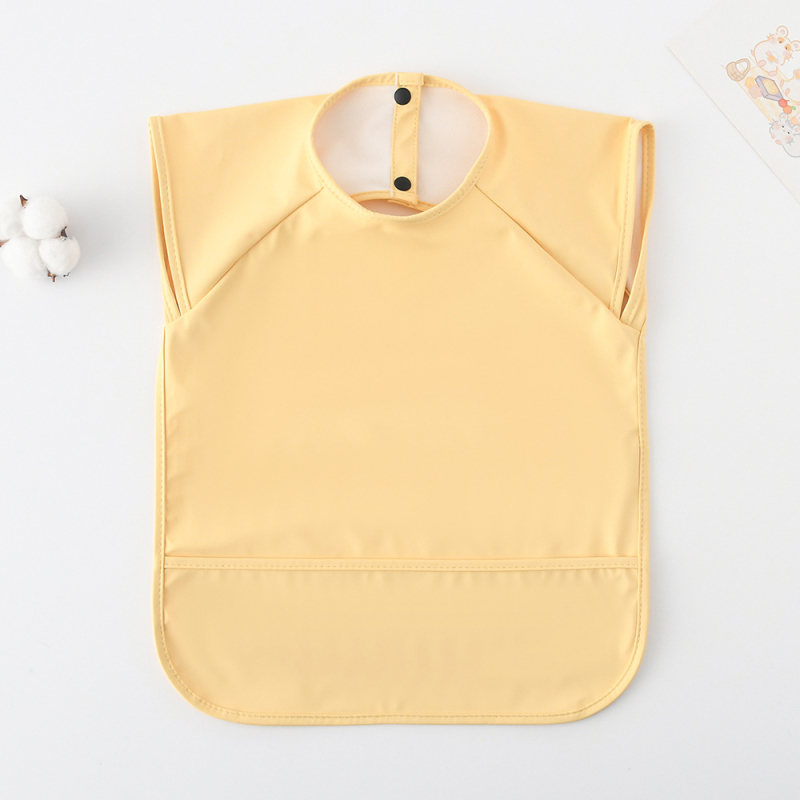 Αδιάβροχος χωρίς μανίκια PU λαιμός φαγητού για βρέφη και νήπια 1–3 ετών