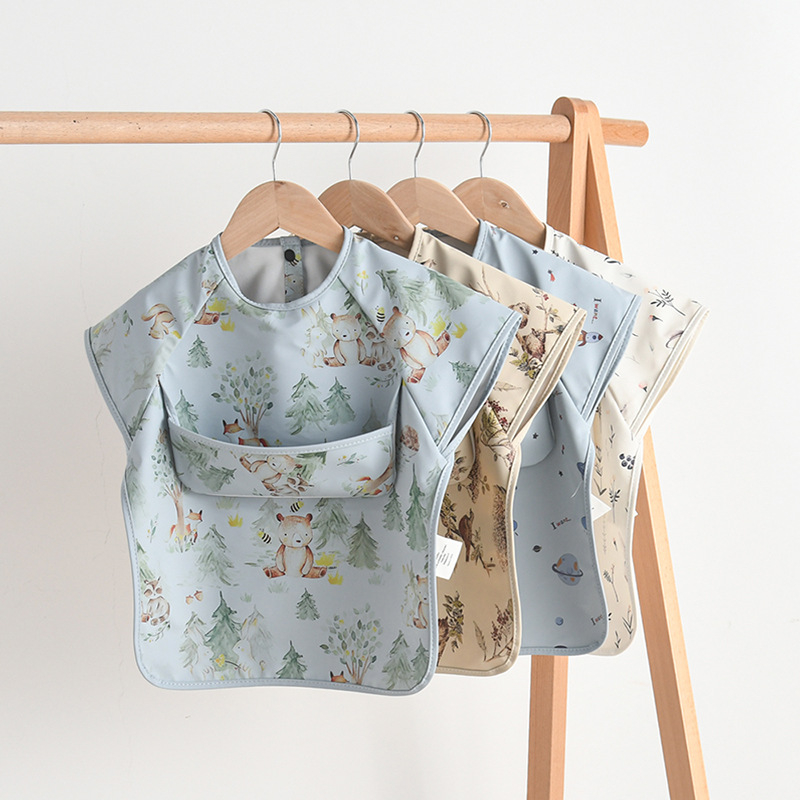 Κορεατικού στυλ αμάνικος μπιμπ μωρού, αδιάβροχο PU-πολυεστέρα, unisex, για ηλικίες 1–3 ετών, Α` τάξης ασφαλείας