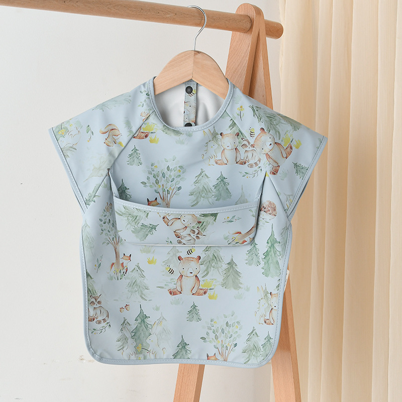 Κορεατικού στυλ αμάνικος μπιμπ μωρού, αδιάβροχο PU-πολυεστέρα, unisex, για ηλικίες 1–3 ετών, Α` τάξης ασφαλείας