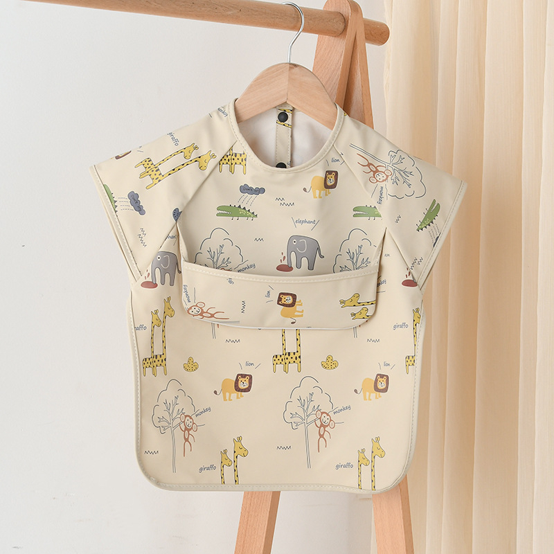 Κορεατικού στυλ αμάνικος μπιμπ μωρού, αδιάβροχο PU-πολυεστέρα, unisex, για ηλικίες 1–3 ετών, Α` τάξης ασφαλείας