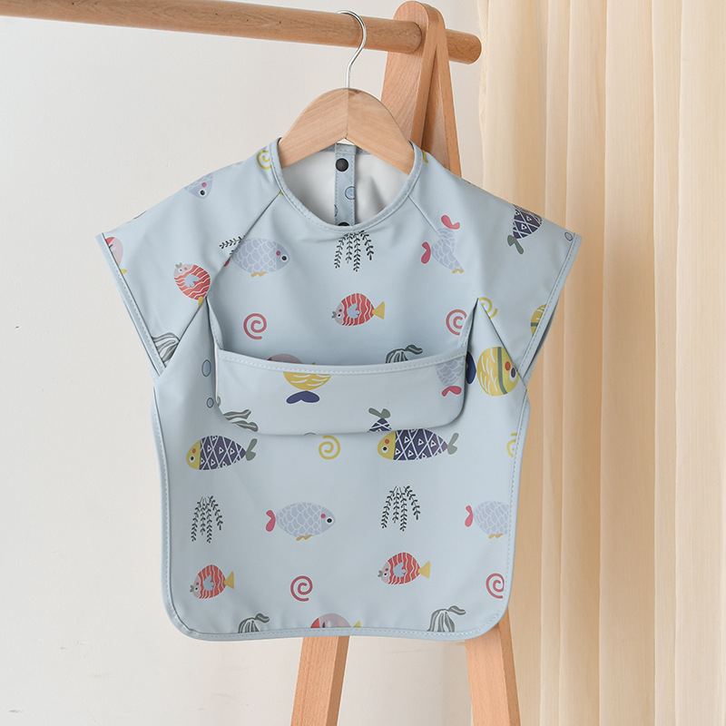 Κορεατικού στυλ αμάνικος μπιμπ μωρού, αδιάβροχο PU-πολυεστέρα, unisex, για ηλικίες 1–3 ετών, Α` τάξης ασφαλείας