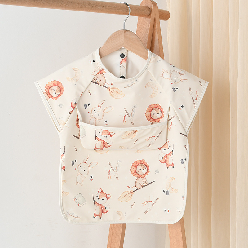 Κορεατικού στυλ αμάνικος μπιμπ μωρού, αδιάβροχο PU-πολυεστέρα, unisex, για ηλικίες 1–3 ετών, Α` τάξης ασφαλείας