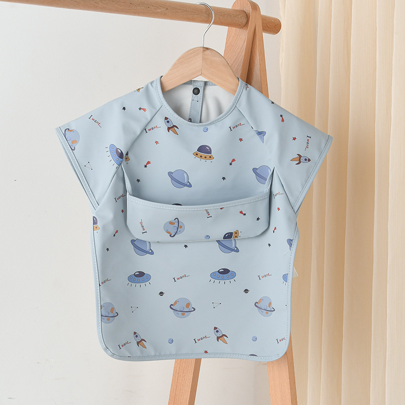 Κορεατικού στυλ αμάνικος μπιμπ μωρού, αδιάβροχο PU-πολυεστέρα, unisex, για ηλικίες 1–3 ετών, Α` τάξης ασφαλείας