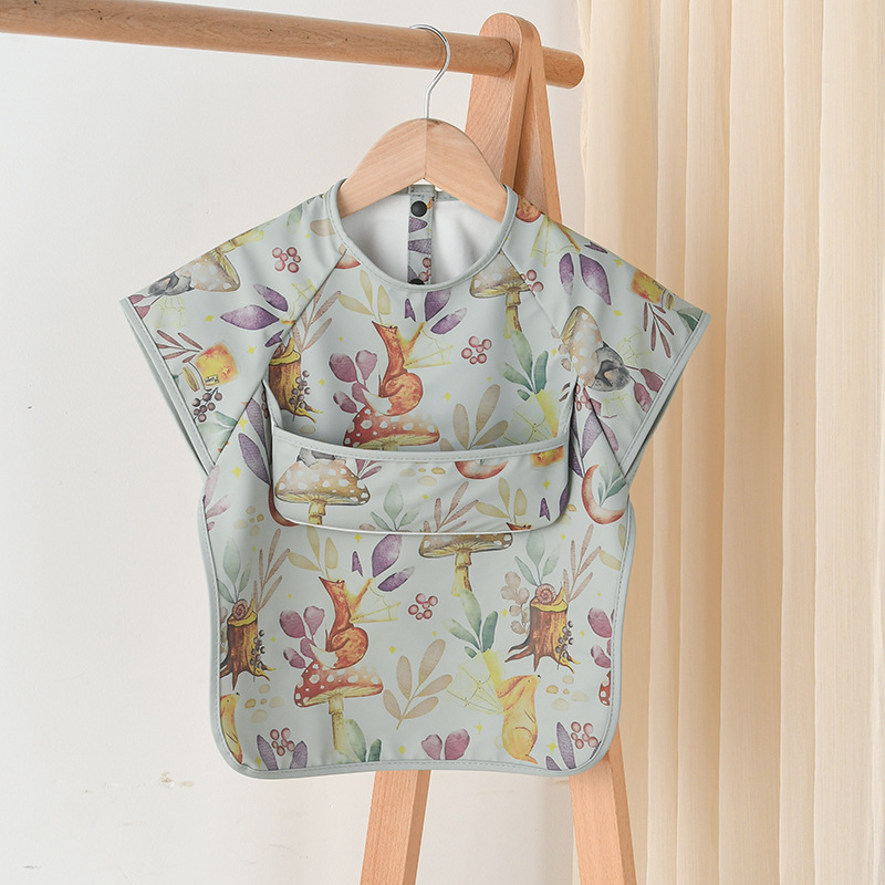 Κορεατικού στυλ αμάνικος μπιμπ μωρού, αδιάβροχο PU-πολυεστέρα, unisex, για ηλικίες 1–3 ετών, Α` τάξης ασφαλείας