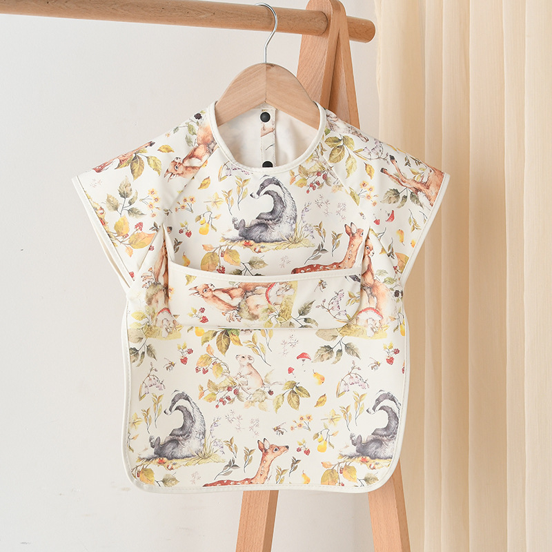 Κορεατικού στυλ αμάνικος μπιμπ μωρού, αδιάβροχο PU-πολυεστέρα, unisex, για ηλικίες 1–3 ετών, Α` τάξης ασφαλείας