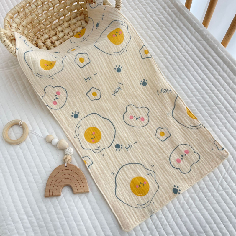 Βρεφική πετσέτα μπάνιου – γάζα, μοτίβο κινουμένων σχεδίων, μαλακή και διαπνέουσα; για βρέφη και μικρά παιδιά 1-3 ετών; ασφάλεια κατηγορίας Α