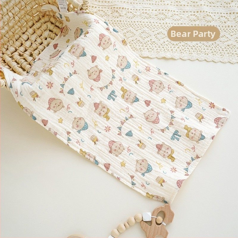 Βρεφική πετσέτα μπάνιου – γάζα, μοτίβο κινουμένων σχεδίων, μαλακή και διαπνέουσα; για βρέφη και μικρά παιδιά 1-3 ετών; ασφάλεια κατηγορίας Α