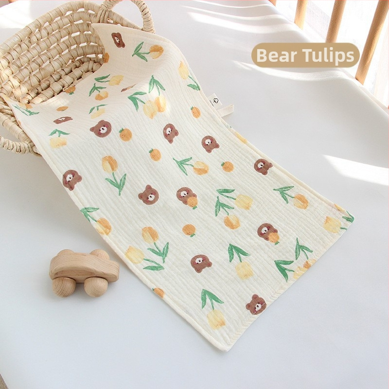 Βρεφική πετσέτα μπάνιου – γάζα, μοτίβο κινουμένων σχεδίων, μαλακή και διαπνέουσα; για βρέφη και μικρά παιδιά 1-3 ετών; ασφάλεια κατηγορίας Α