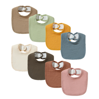 Βρεφικός απορροφητικός γάζα-μπιμπ, βαμβάκι 95%+, μονόχρωμο, για νεογνά 0–1 έτους, unisex, Pineapple pudding