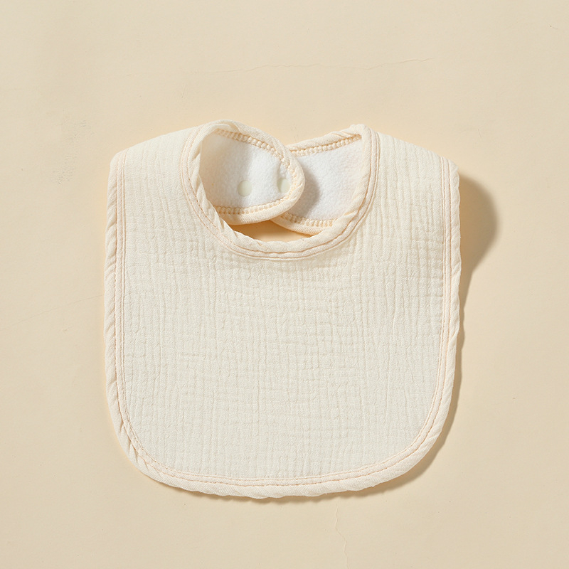 Βρεφικός απορροφητικός γάζα-μπιμπ, βαμβάκι 95%+, μονόχρωμο, για νεογνά 0–1 έτους, unisex, Pineapple pudding