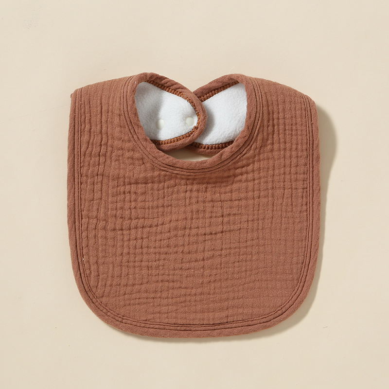 Βρεφικός απορροφητικός γάζα-μπιμπ, βαμβάκι 95%+, μονόχρωμο, για νεογνά 0–1 έτους, unisex, Pineapple pudding