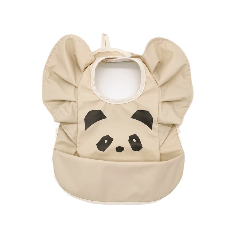 Σαλιάκι βρέφου αδιάβροχο για φαγητό με επίστρωση PU, ύφασμα tarpaulin; κατάλληλο για 0–3 ετών; μοτίβα: χειροποίητο σχέδιο, καρτούν, avatar; αδιάβροχο και ανθεκτικό στη βρωμιά