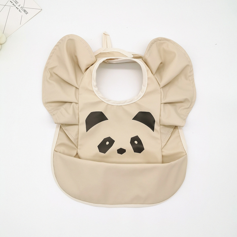 Σαλιάκι βρέφου αδιάβροχο για φαγητό με επίστρωση PU, ύφασμα tarpaulin; κατάλληλο για 0–3 ετών; μοτίβα: χειροποίητο σχέδιο, καρτούν, avatar; αδιάβροχο και ανθεκτικό στη βρωμιά