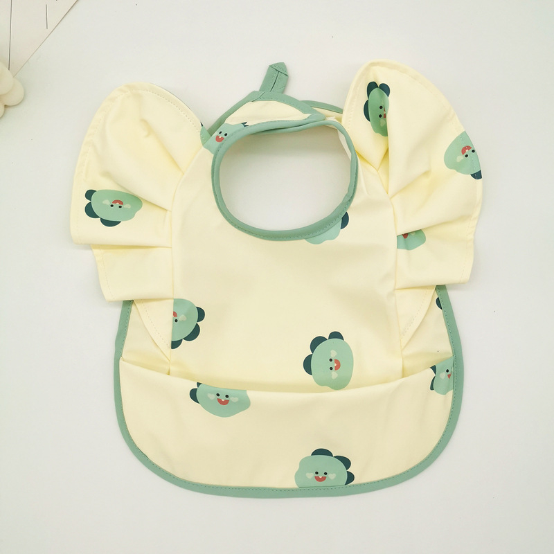 Σαλιάκι βρέφου αδιάβροχο για φαγητό με επίστρωση PU, ύφασμα tarpaulin; κατάλληλο για 0–3 ετών; μοτίβα: χειροποίητο σχέδιο, καρτούν, avatar; αδιάβροχο και ανθεκτικό στη βρωμιά