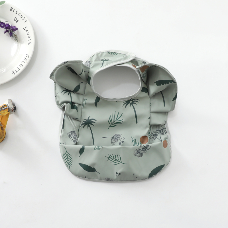 Σαλιάκι βρέφου αδιάβροχο για φαγητό με επίστρωση PU, ύφασμα tarpaulin; κατάλληλο για 0–3 ετών; μοτίβα: χειροποίητο σχέδιο, καρτούν, avatar; αδιάβροχο και ανθεκτικό στη βρωμιά