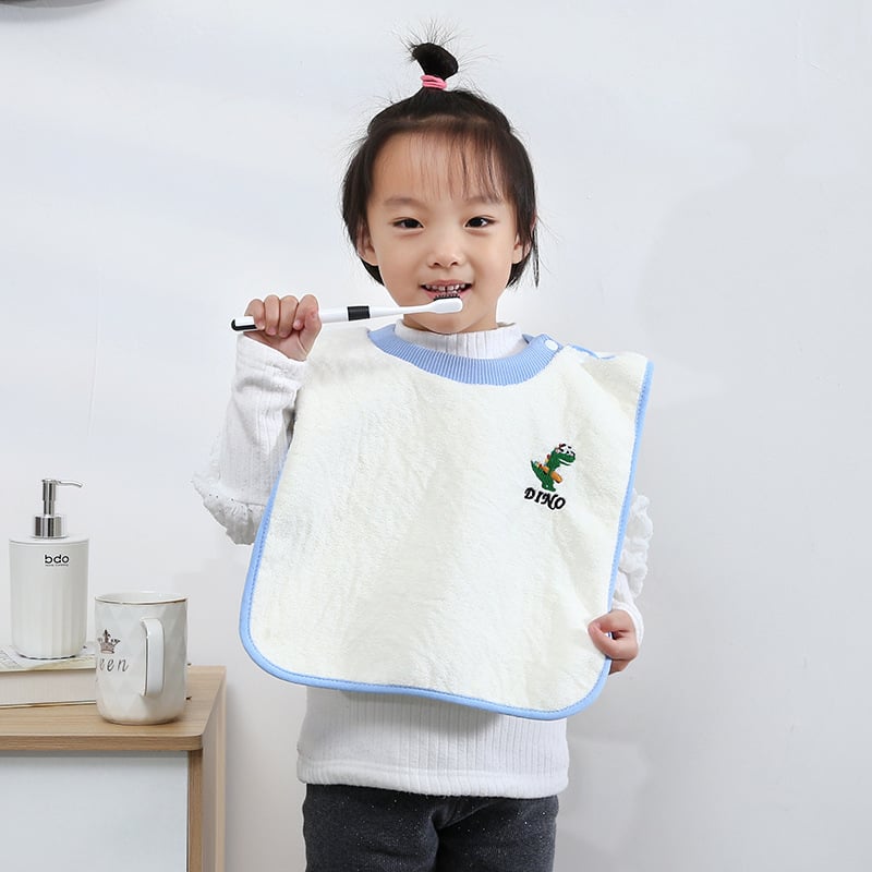 Παιδική πετσέτα σάλιου - φλις κοραλλί, απορροφά νερό, μοτίβο καρτούν/Avatar, κατάλληλο για βρέφη και μικρά παιδιά (1–3 ετών)