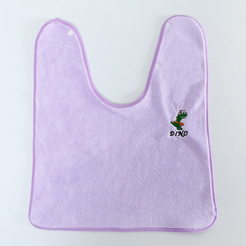 Παιδική πετσέτα σάλιου - φλις κοραλλί, απορροφά νερό, μοτίβο καρτούν/Avatar, κατάλληλο για βρέφη και μικρά παιδιά (1–3 ετών)