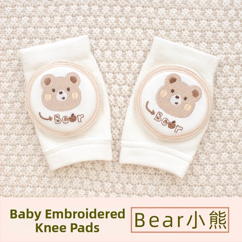 Παιδική προστασία γονάτου με διαπνέουσα δικτυωτή ύφανση και κέντημα, ελαστικό βαμβακερό ύφασμα, κατάλληλη για ράψιμο/κίνηση στην ύπαιθρο (1–3 ετών)