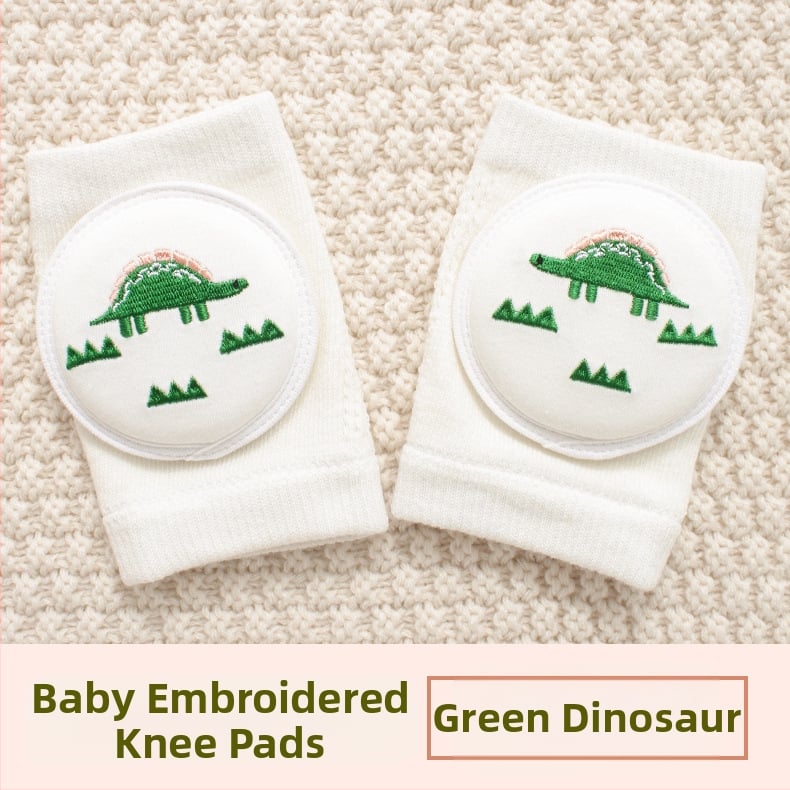 Παιδική προστασία γονάτου με διαπνέουσα δικτυωτή ύφανση και κέντημα, ελαστικό βαμβακερό ύφασμα, κατάλληλη για ράψιμο/κίνηση στην ύπαιθρο (1–3 ετών)