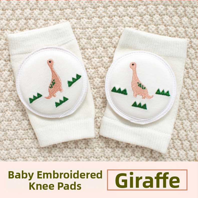 Παιδική προστασία γονάτου με διαπνέουσα δικτυωτή ύφανση και κέντημα, ελαστικό βαμβακερό ύφασμα, κατάλληλη για ράψιμο/κίνηση στην ύπαιθρο (1–3 ετών)