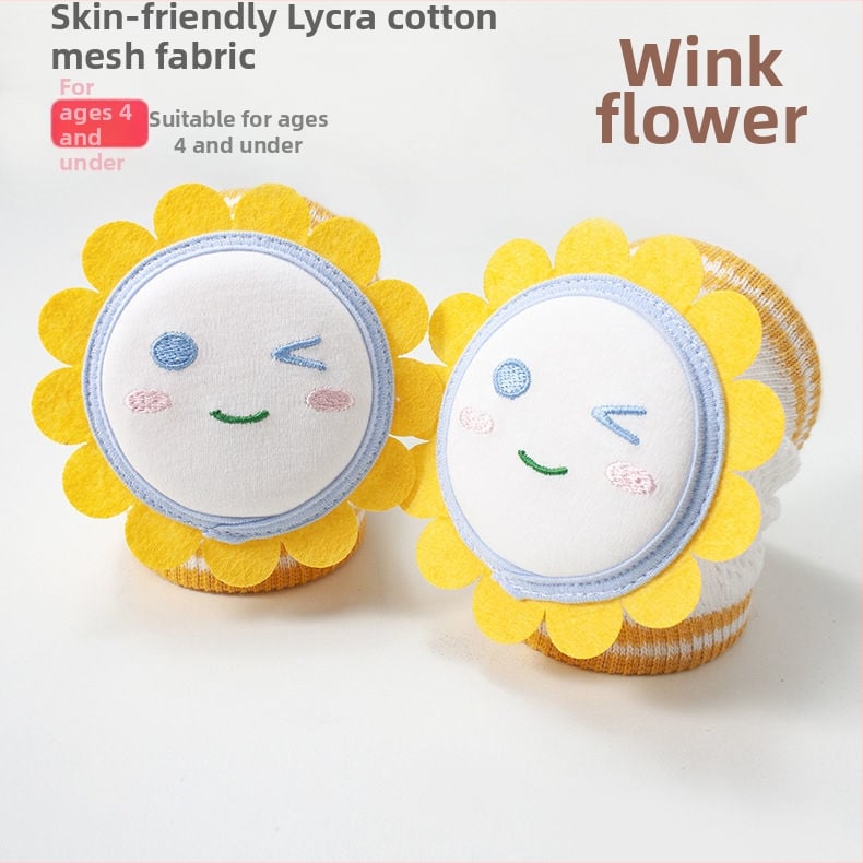 Παιδικό προστατευτικό γόνατος με αναπνεύσιμο δίχτυ, προστασία από πτώσεις, τετραπλό παχύ σφουγγάρι