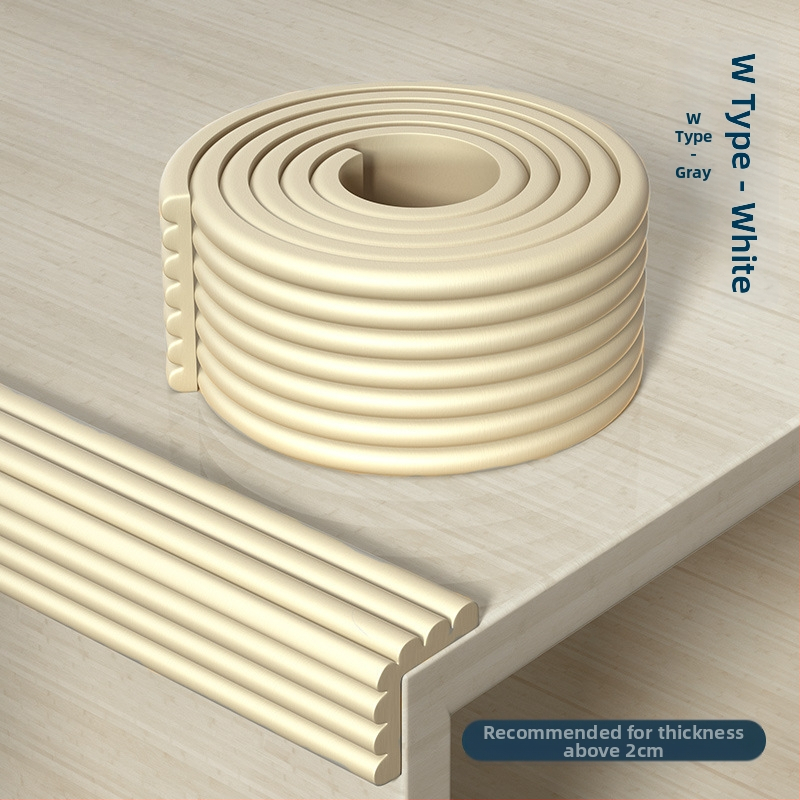 Pret sadursmes stūra aizsargs no putām – taisnstūra stūra aizsargs piemērots galdiem un gultām