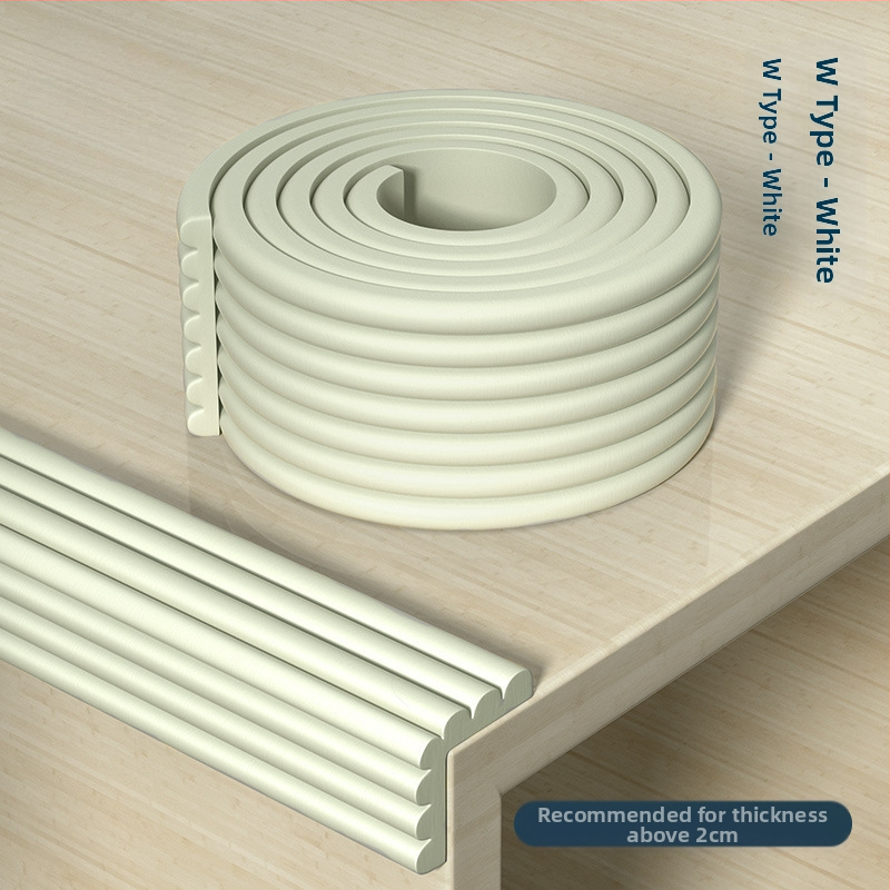 Pret sadursmes stūra aizsargs no putām – taisnstūra stūra aizsargs piemērots galdiem un gultām