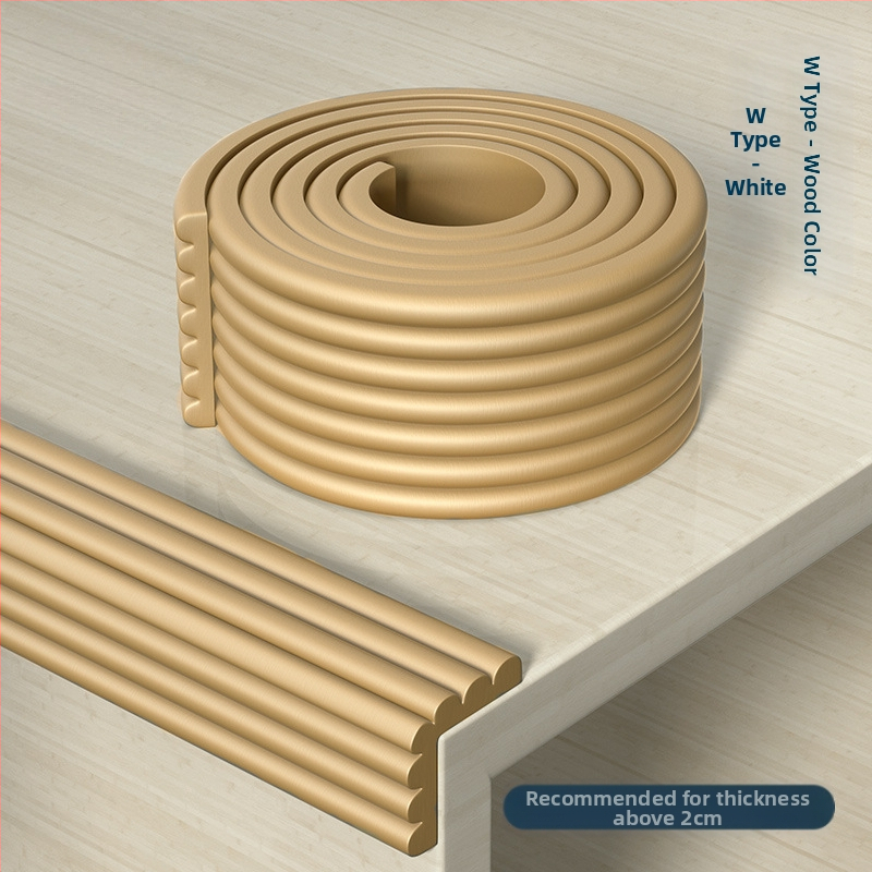 Pret sadursmes stūra aizsargs no putām – taisnstūra stūra aizsargs piemērots galdiem un gultām