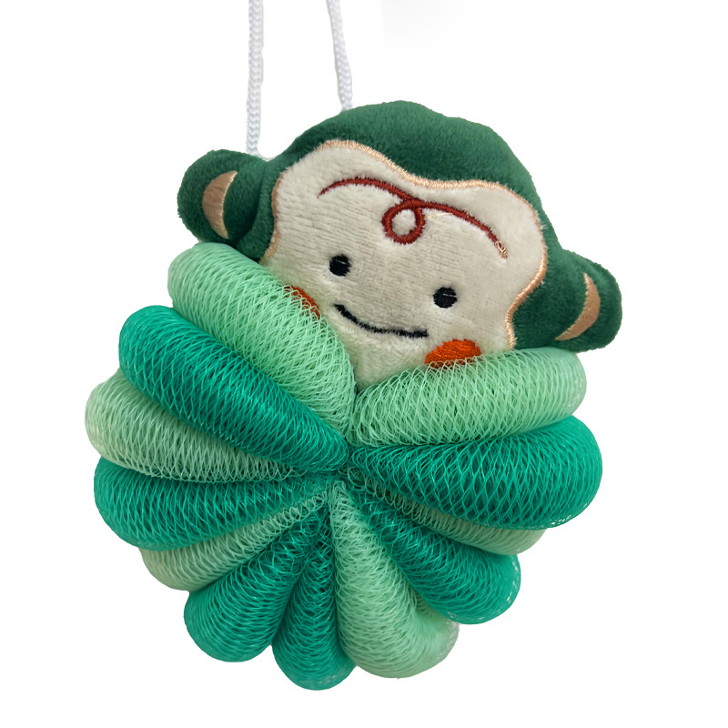 Vaikams cartoon vonios kamuolys su putų tinkleliu ir gėlės dizainu — undinės motyvas, PE medžiaga, universalus naudojimas, pritaikymas įmanomas