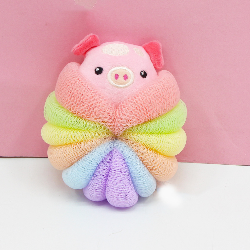 Vaikams cartoon vonios kamuolys su putų tinkleliu ir gėlės dizainu — undinės motyvas, PE medžiaga, universalus naudojimas, pritaikymas įmanomas