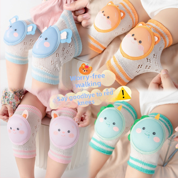 Παιδικά προστατευτικά γόνατων και αγκών για νεογνά – θερινά ελαφριά, Κατηγορία Α, για μάθηση περπατήματος, αναπνεύσιμο βαμβάκι