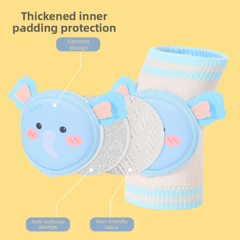 Παιδικά προστατευτικά γόνατων και αγκών για νεογνά – θερινά ελαφριά, Κατηγορία Α, για μάθηση περπατήματος, αναπνεύσιμο βαμβάκι