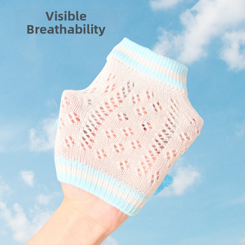 Παιδικά προστατευτικά γόνατων και αγκών για νεογνά – θερινά ελαφριά, Κατηγορία Α, για μάθηση περπατήματος, αναπνεύσιμο βαμβάκι