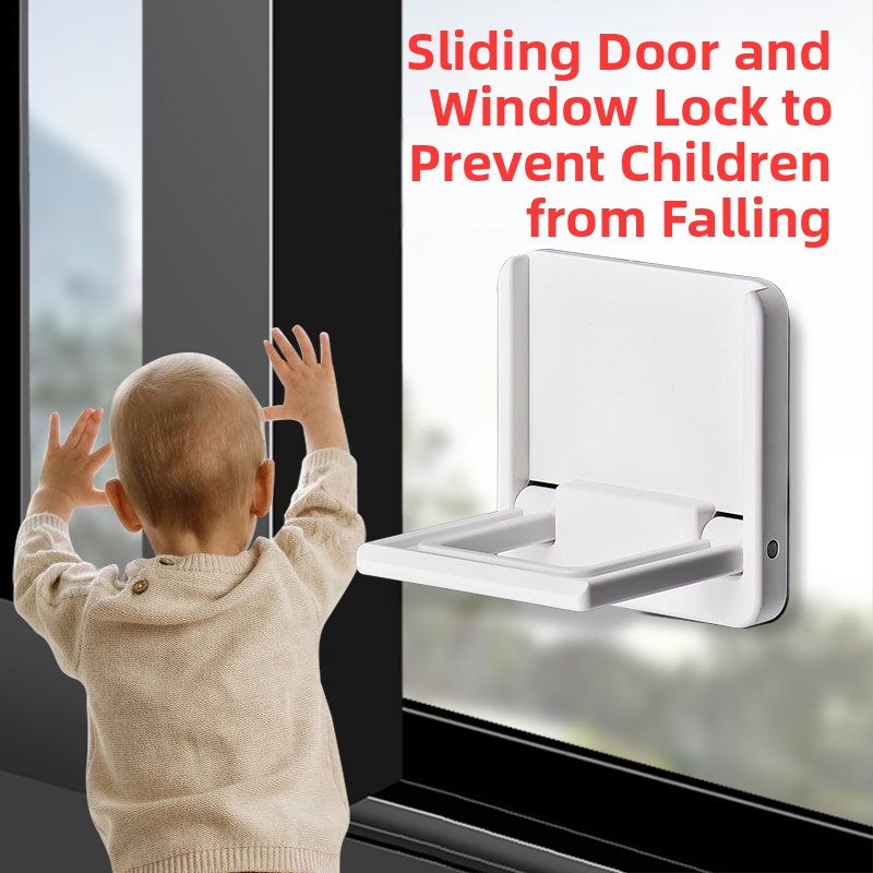 Защитен стопер за прозорци и плъзгащи врати със заключване – модел TJ20231215M001, PVC