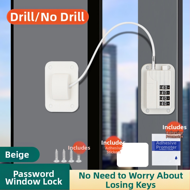 Sigurnosni zaustavljač za prozore i klizna vrata – model TJ20231215M001, PVC