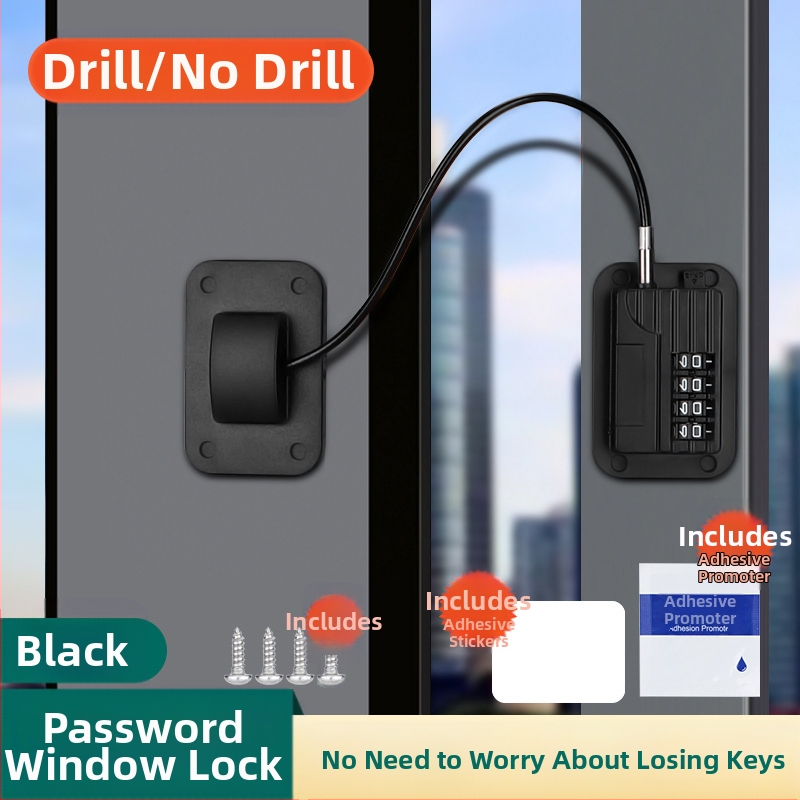 Sigurnosni zaustavljač za prozore i klizna vrata – model TJ20231215M001, PVC