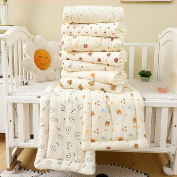 Baijia Μαξιλαράκι Καροτσιού Μωρού — γάζα + μεταξωτή κλωστή, προσαρμοζόμενο, για 2–3 ετών