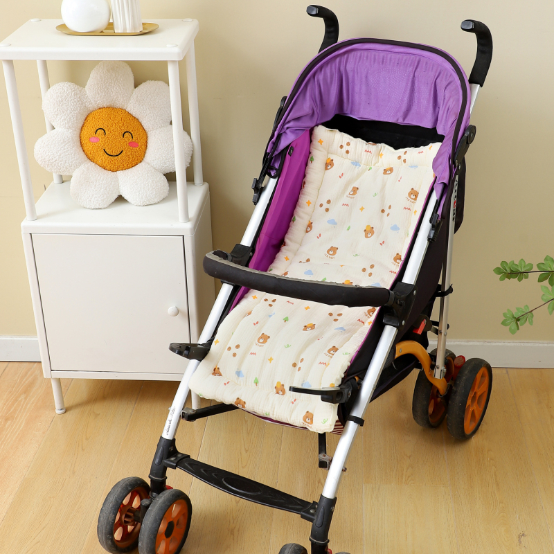 Baijia jastučić za kolica za bebu — gaža tkanina i svila konac, prilagodljivo, za djecu od 2 do 3 godine