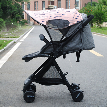 Vežimėlio skėtis Belshu, Lycra, ilgas saulės apsaugos dizainas