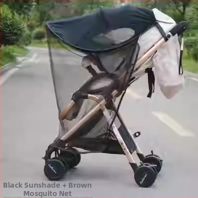 Vežimėlio skėtis Belshu, Lycra, ilgas saulės apsaugos dizainas