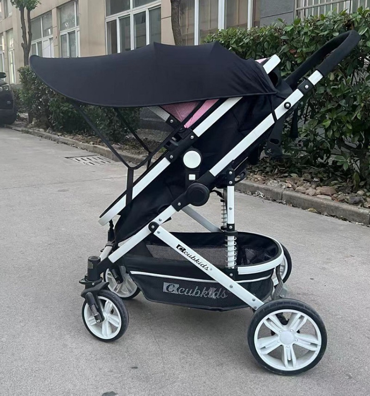 Vežimėlio skėtis Belshu, Lycra, ilgas saulės apsaugos dizainas