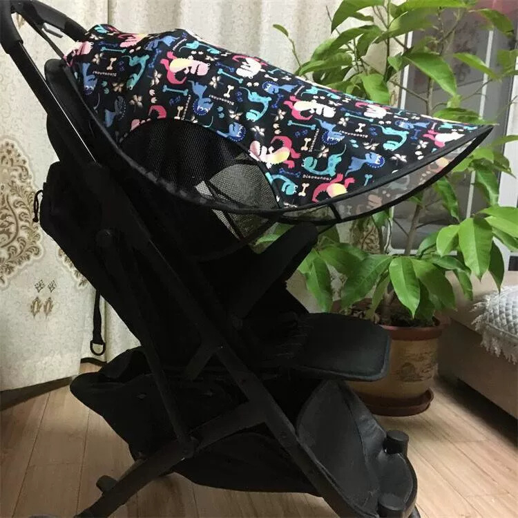 Vežimėlio skėtis Belshu, Lycra, ilgas saulės apsaugos dizainas