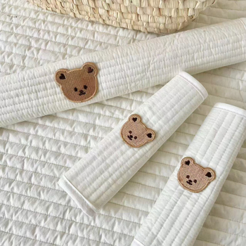 Κάλυμμα μπροστινού βραχίονα καροτσιού με σχέδιο καρτούν, βαμβάκι, εκτύπωση λογότυπου