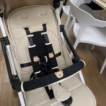 Κάλυμμα μπροστινού βραχίονα καροτσιού με σχέδιο καρτούν, βαμβάκι, εκτύπωση λογότυπου